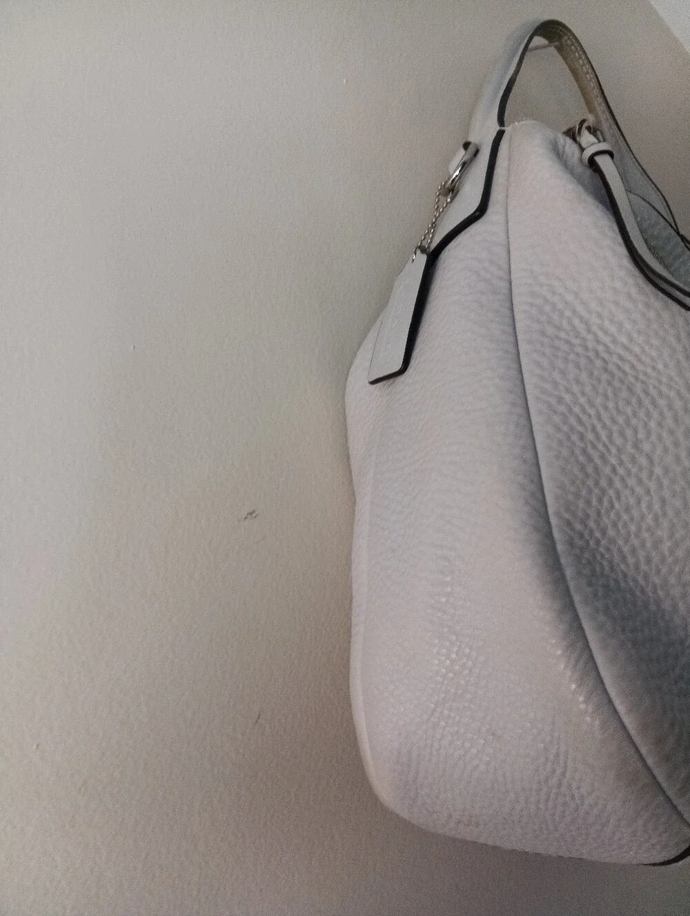 Coach Grey Leather Hobo Bag - Unbranded